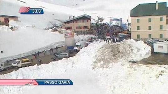 Passo di Gavia top tijdens Giro 2010